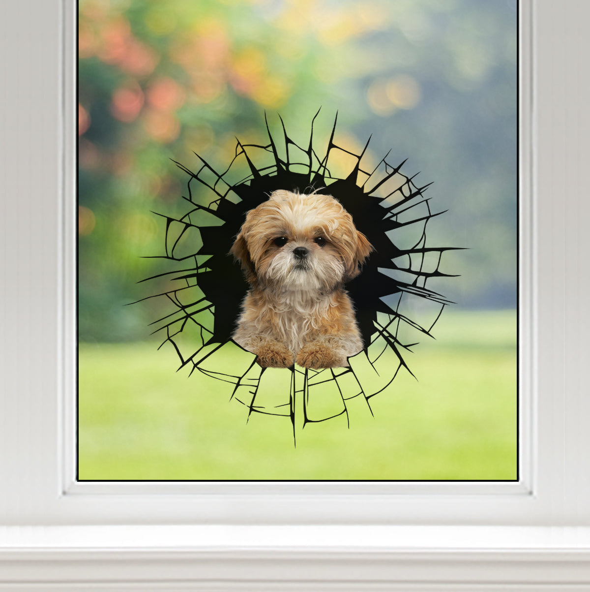 Get In - It's Time For Shopping - Shih Tzu Car/ Door/ Fridge/ Laptop Sticker V1
