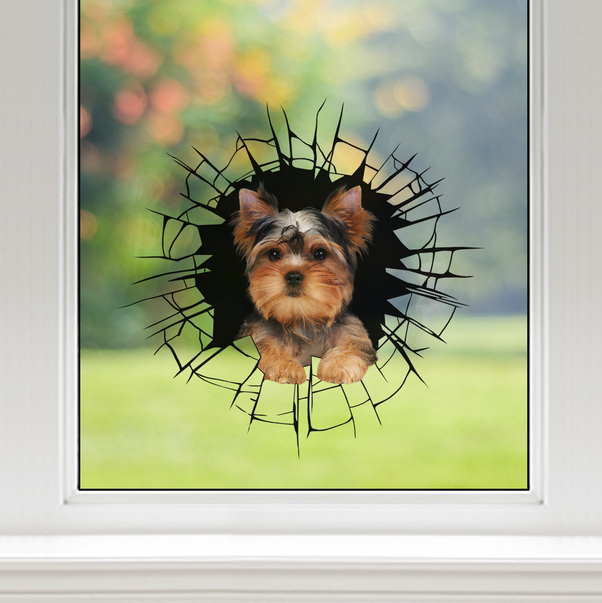 Get In - It's Time For Shopping - Yorkshire Terrier Car/ Door/ Fridge/ Laptop Sticker V1