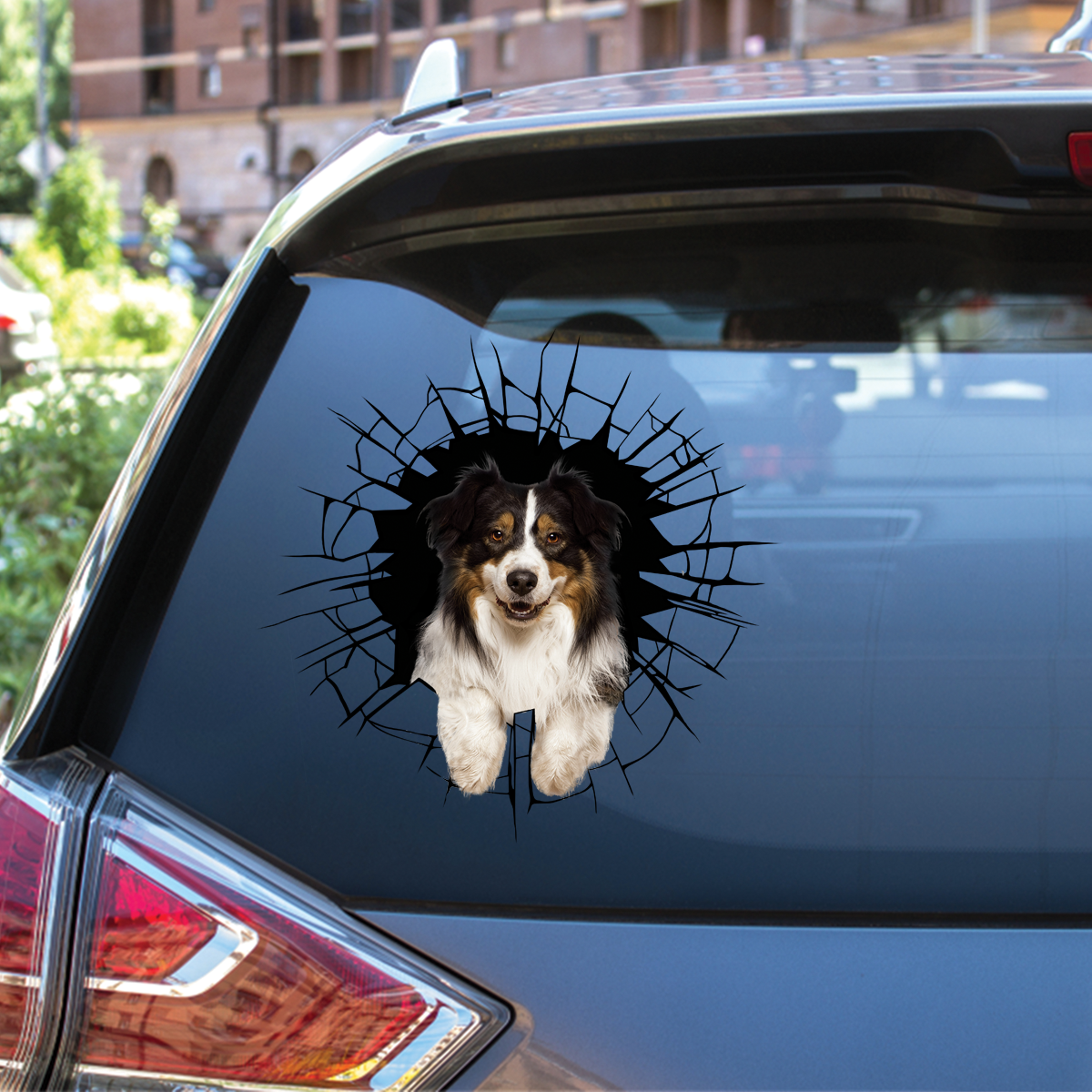 Get In - It's Time For Shopping - Australian Shepherd Car/ Door/ Fridge/ Laptop Sticker V2