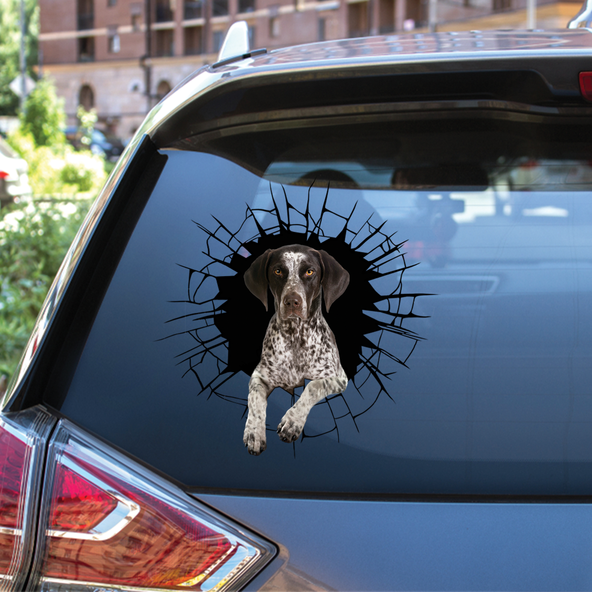 Get In - It's Time For Shopping - German Shorthaired Pointer Car/ Door/ Fridge/ Laptop Sticker V1