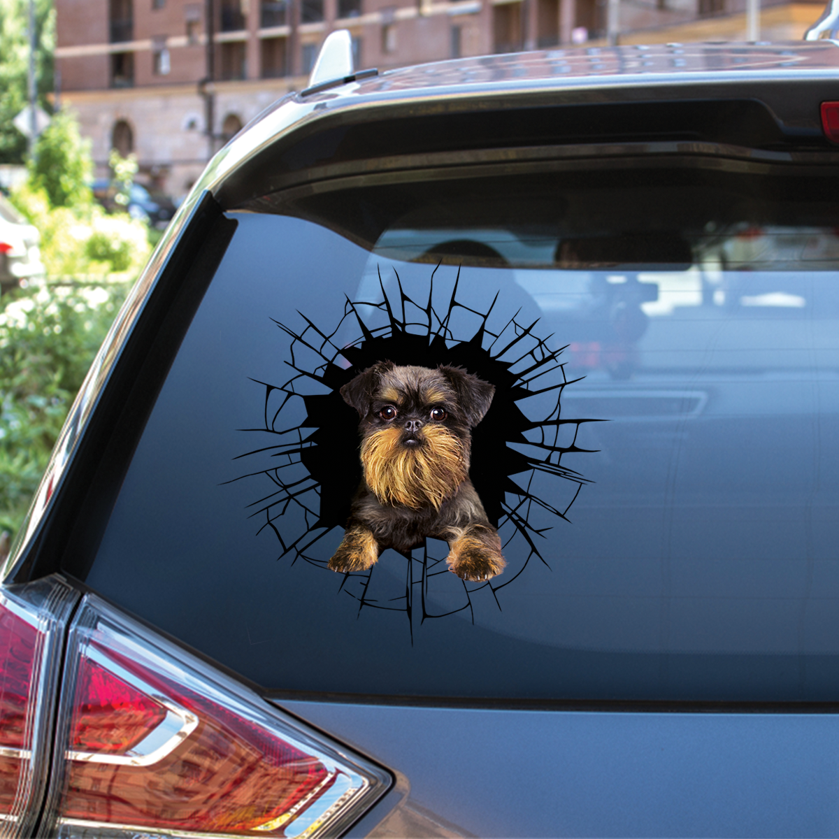 Get In - It's Time For Shopping - Griffon Bruxellois Car / Door/ Fridge/ Laptop Sticker V4