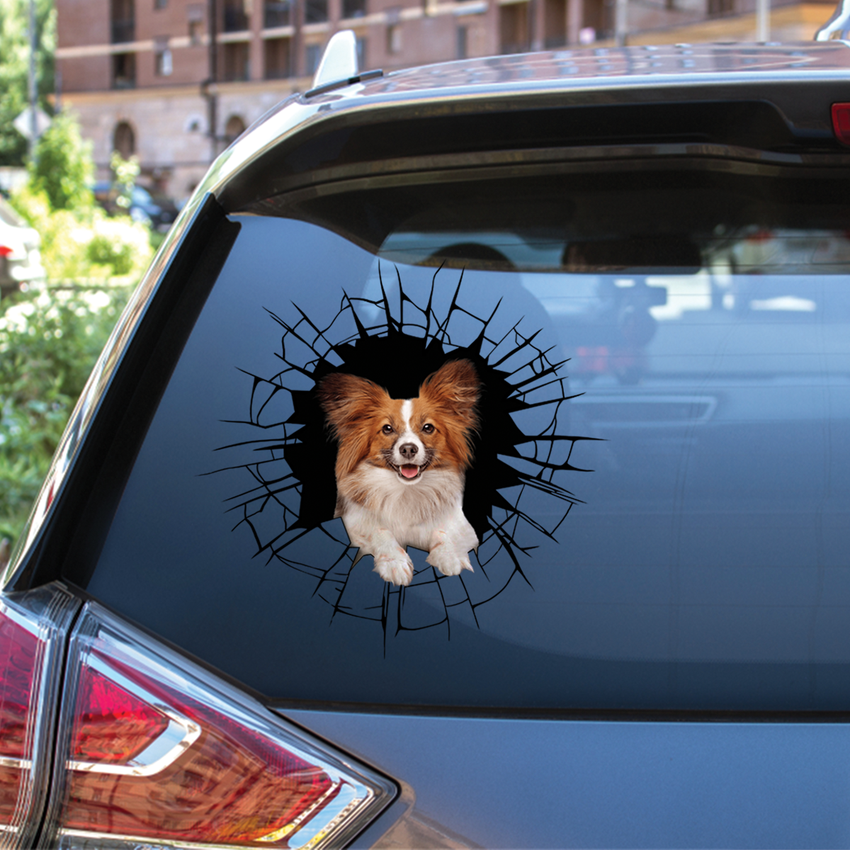 Get In - It's Time For Shopping - Papillon Car/ Door/ Fridge/ Laptop Sticker V1