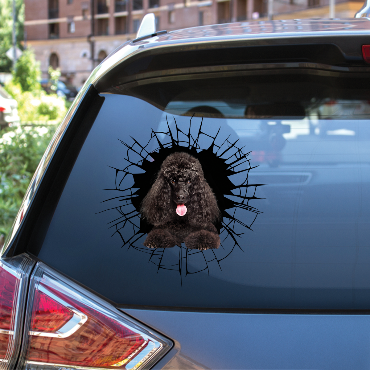 Get In - It's Time For Shopping - Poodle Car/ Door/ Fridge/ Laptop Sticker V4