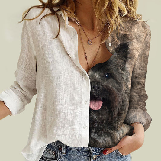 Half Angel Half Cairn Terrier - Women Shirt V1