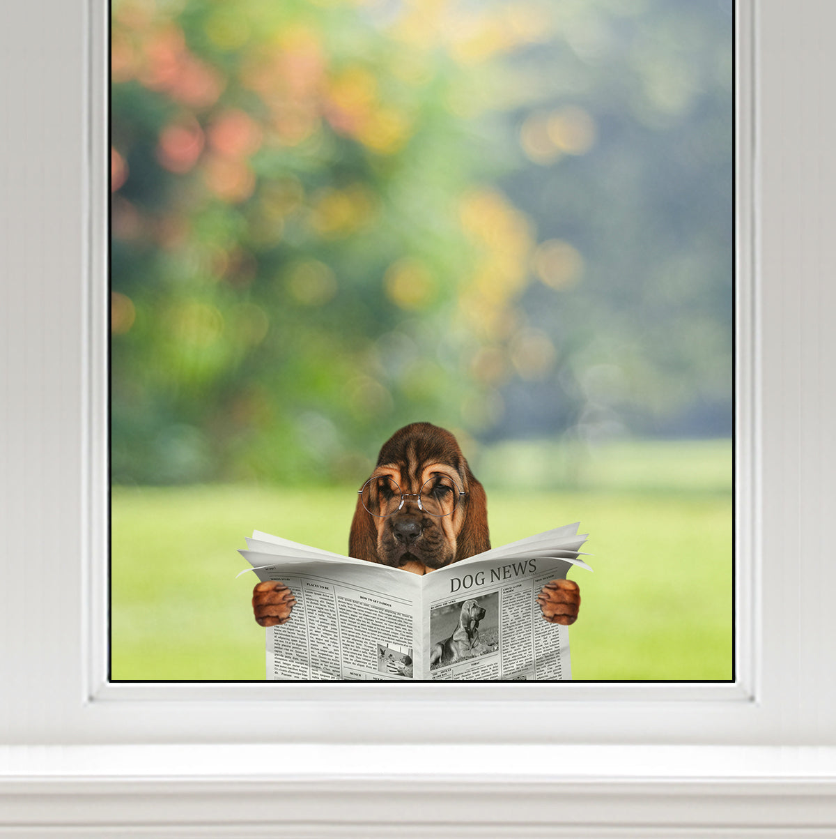 Have You Read The News Today - Bloodhound Car/ Door/ Fridge/ Laptop Sticker V1