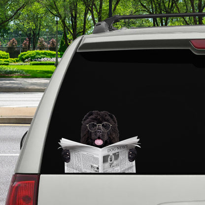 Have You Read The News Today - Chow Chow Car/ Door/ Fridge/ Laptop Sticker V1
