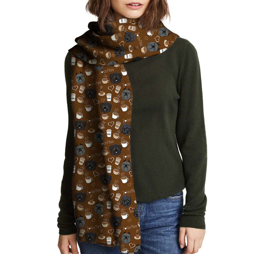 I Love Coffee And Bouvier des Flandres - Follus Scarf