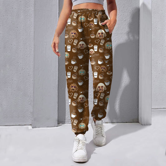I Love Coffee And Goldendoodle - Follus Pants 086