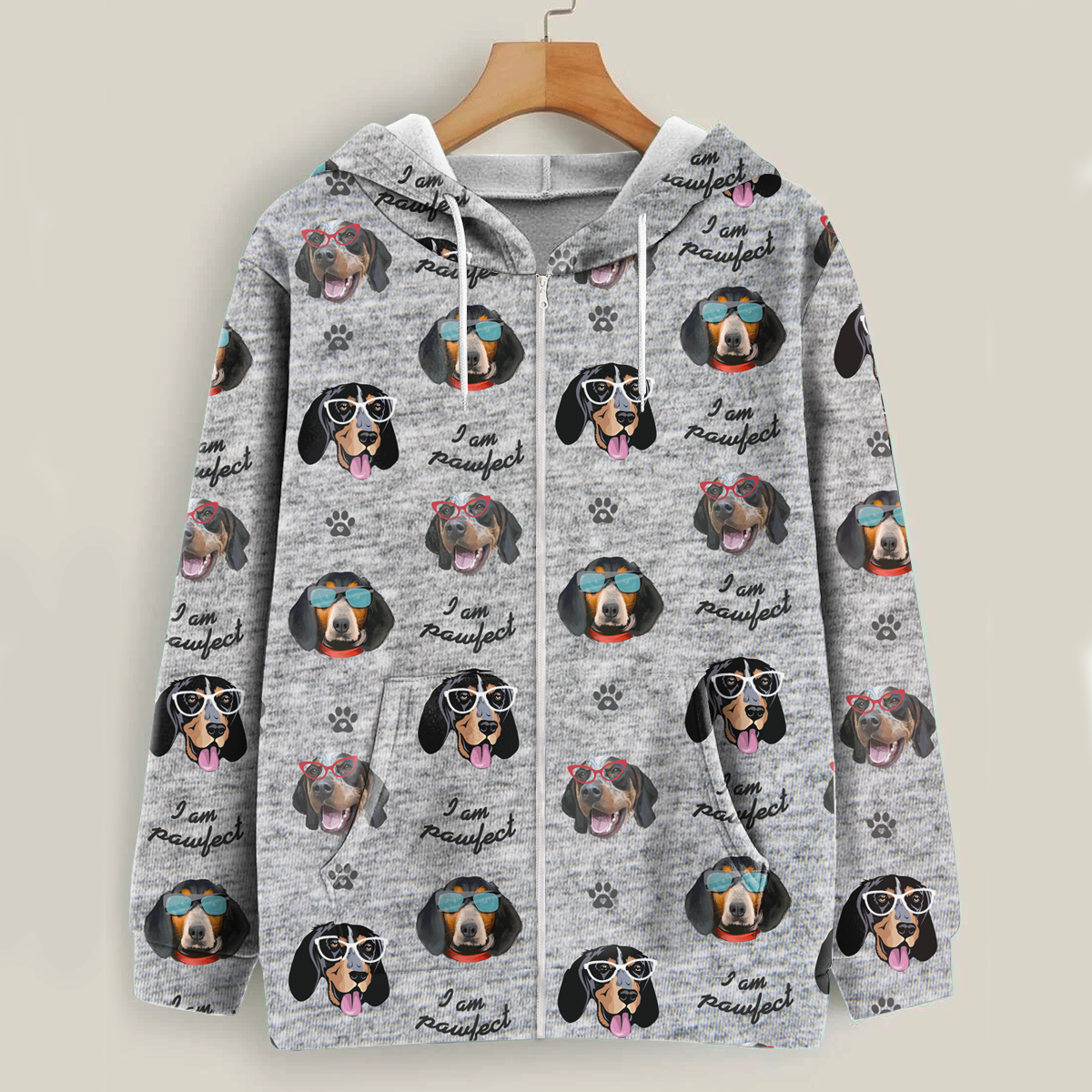 I'm Pawfect - Bluetick Coonhound Hoodie