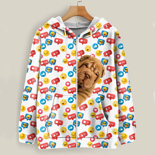 Like And Comment For Shar Pei - Follus Hoodie
