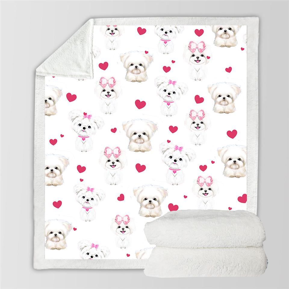 Cute Maltese - Blanket V2