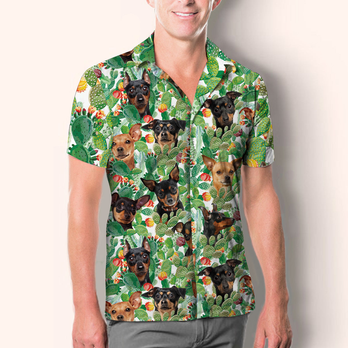 Miniature Pinscher - Hawaiian Shirt V1