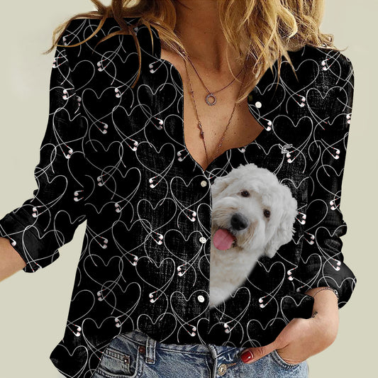 Old English Sheepdog Will Steal Your Heart - Follus Women's Long-Sleeve Shirt