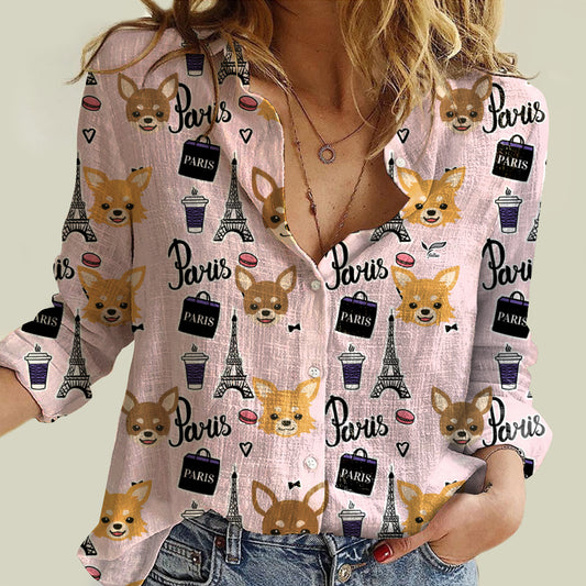Paris And Chihuahua - Women Shirt V1
