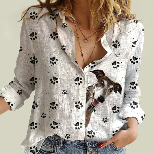 Paw-sitive Greyhound Mom - Follus Women's Long-Sleeve Shirt