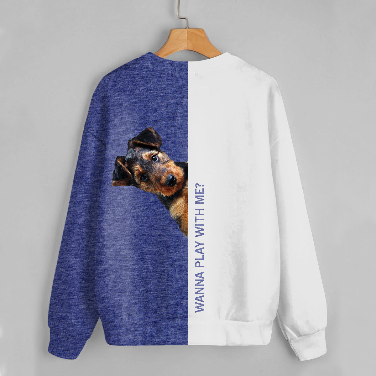 Funny Happy Time - Airedale Terrier Sweatshirt V2