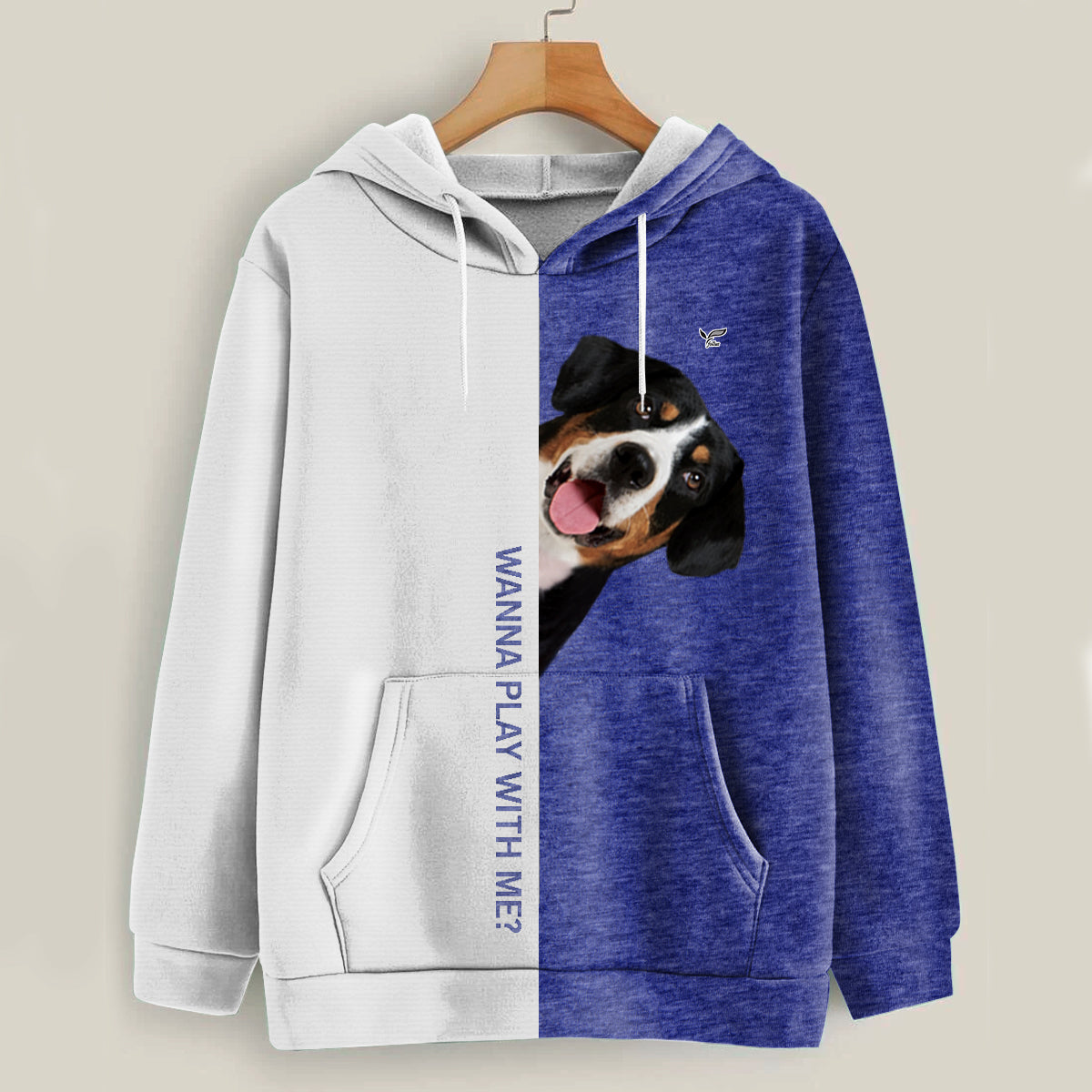 Funny Happy Time - Appenzeller Sennenhund Hoodie V1