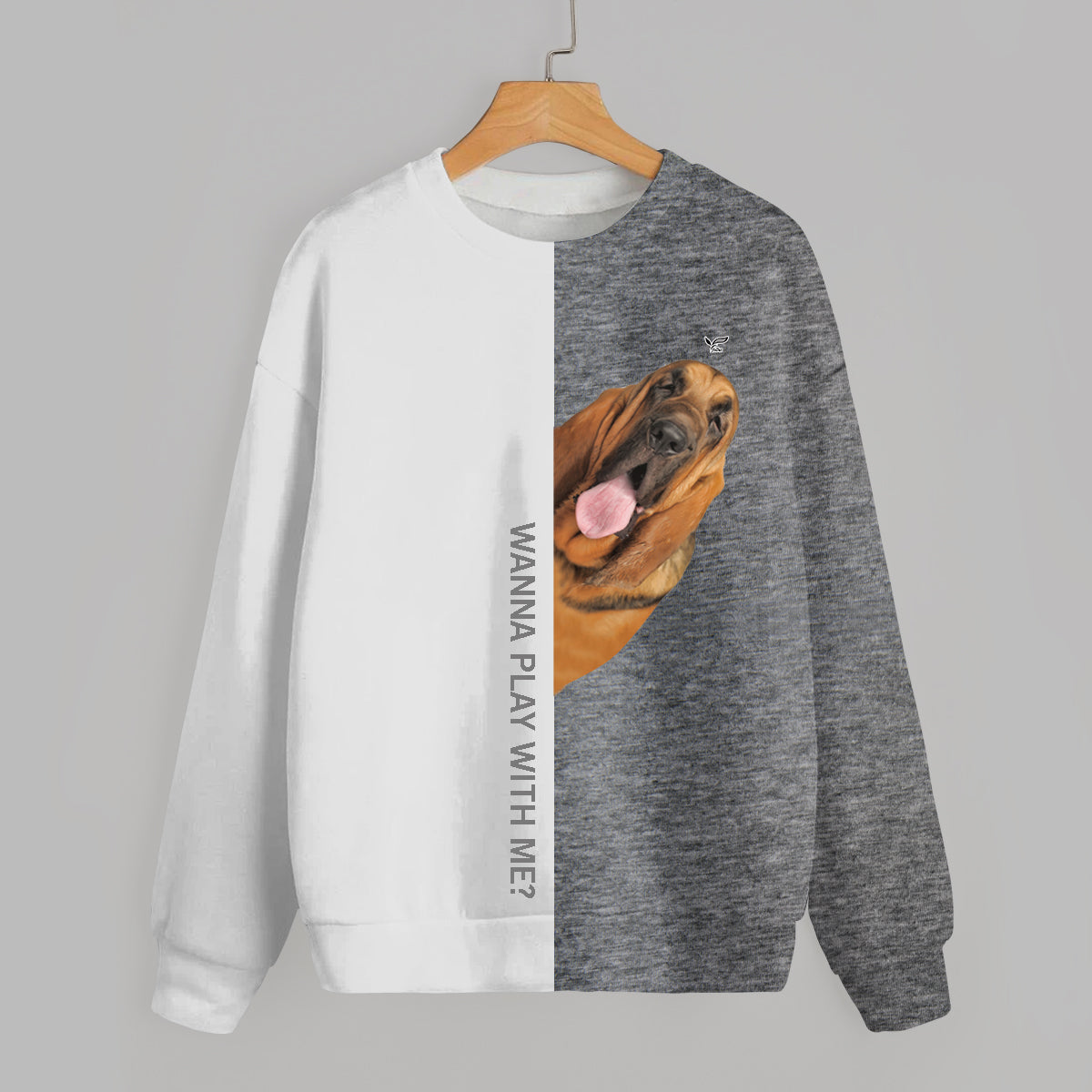 Funny Happy Time - Bloodhound Sweatshirt V1