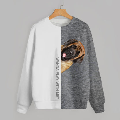 Funny Happy Time - English Mastiff Sweatshirt V1