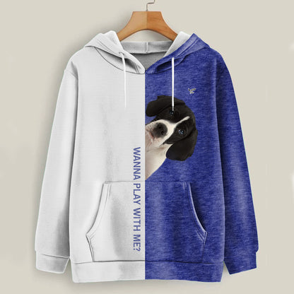 Funny Happy Time - English Pointer Hoodie V1