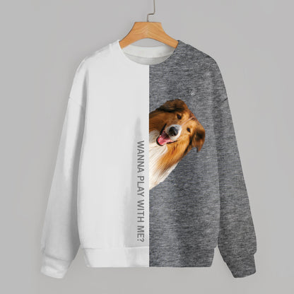 Funny Happy Time - Rough Collie Sweatshirt V1