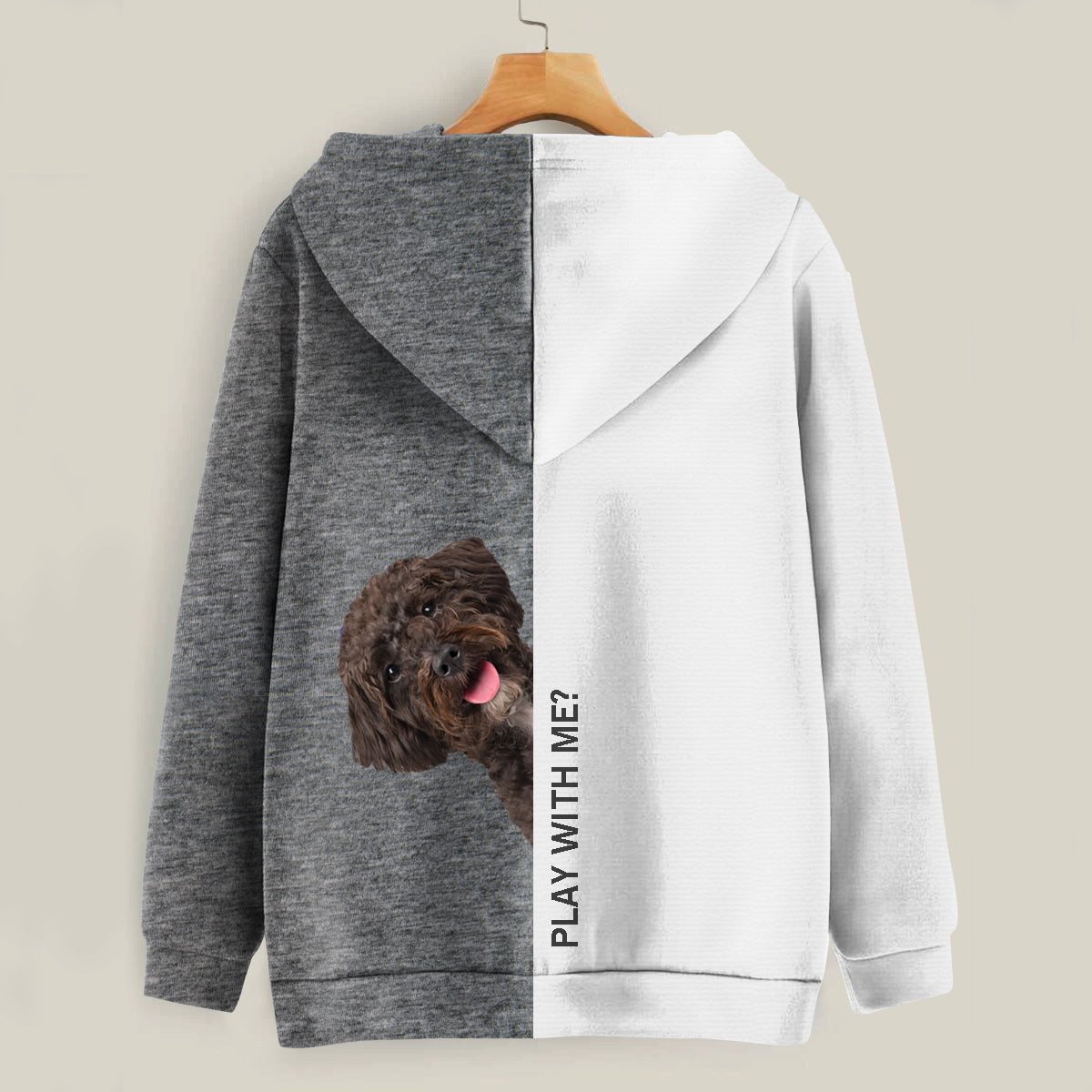 Funny Happy Time - Schnoodle Hoodie V1