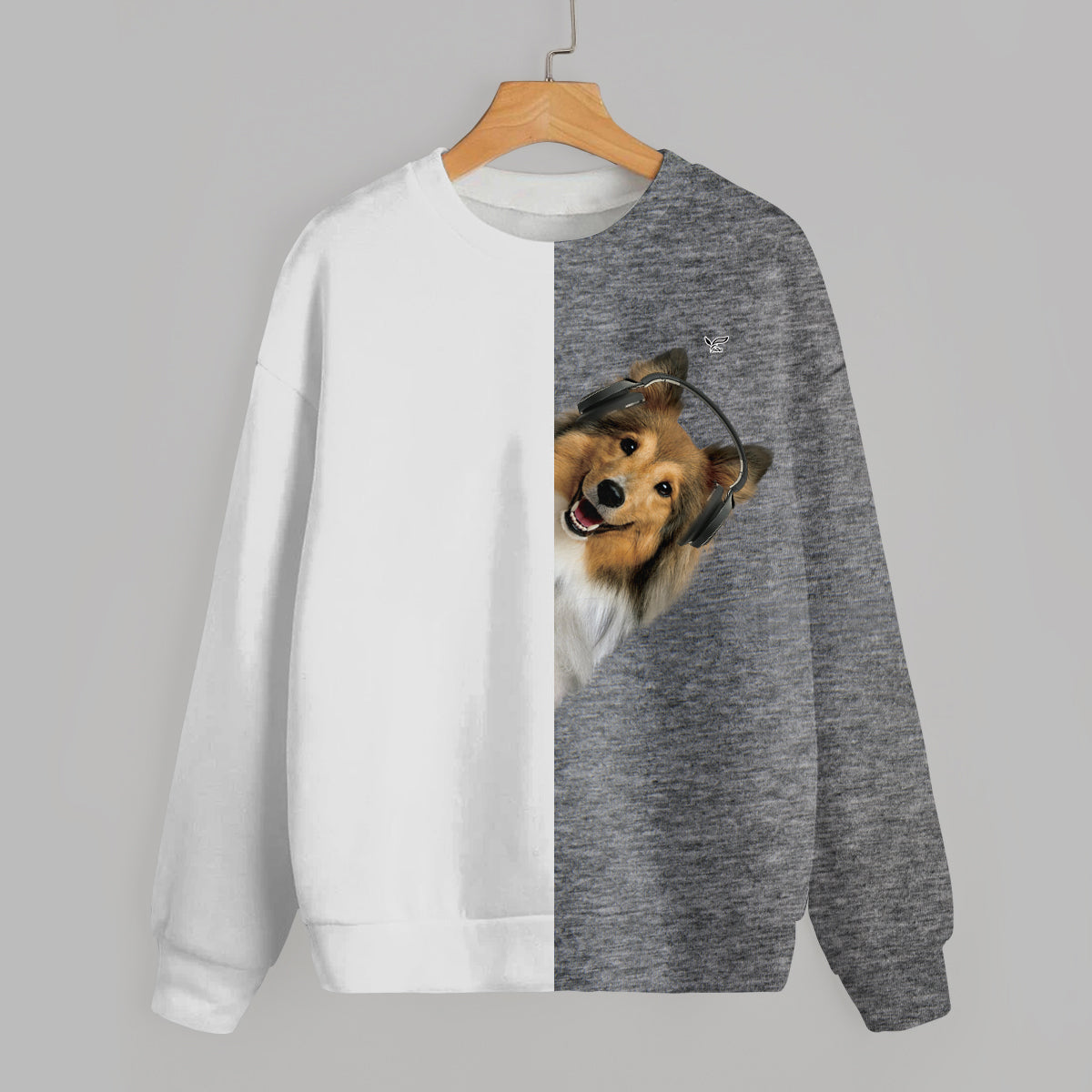 Funny Happy Time - Shetland Sheepdog Sweatshirt V2