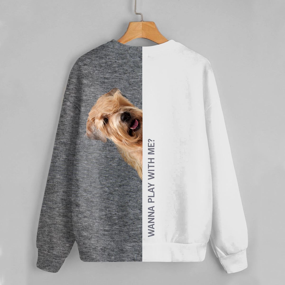 Funny Happy Time - Wheaten Terrier Sweatshirt V1