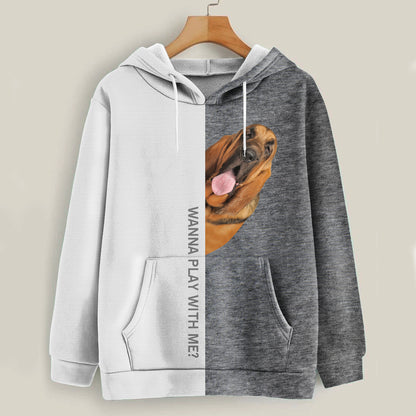 Funny Happy Time - Bloodhound Hoodie V1