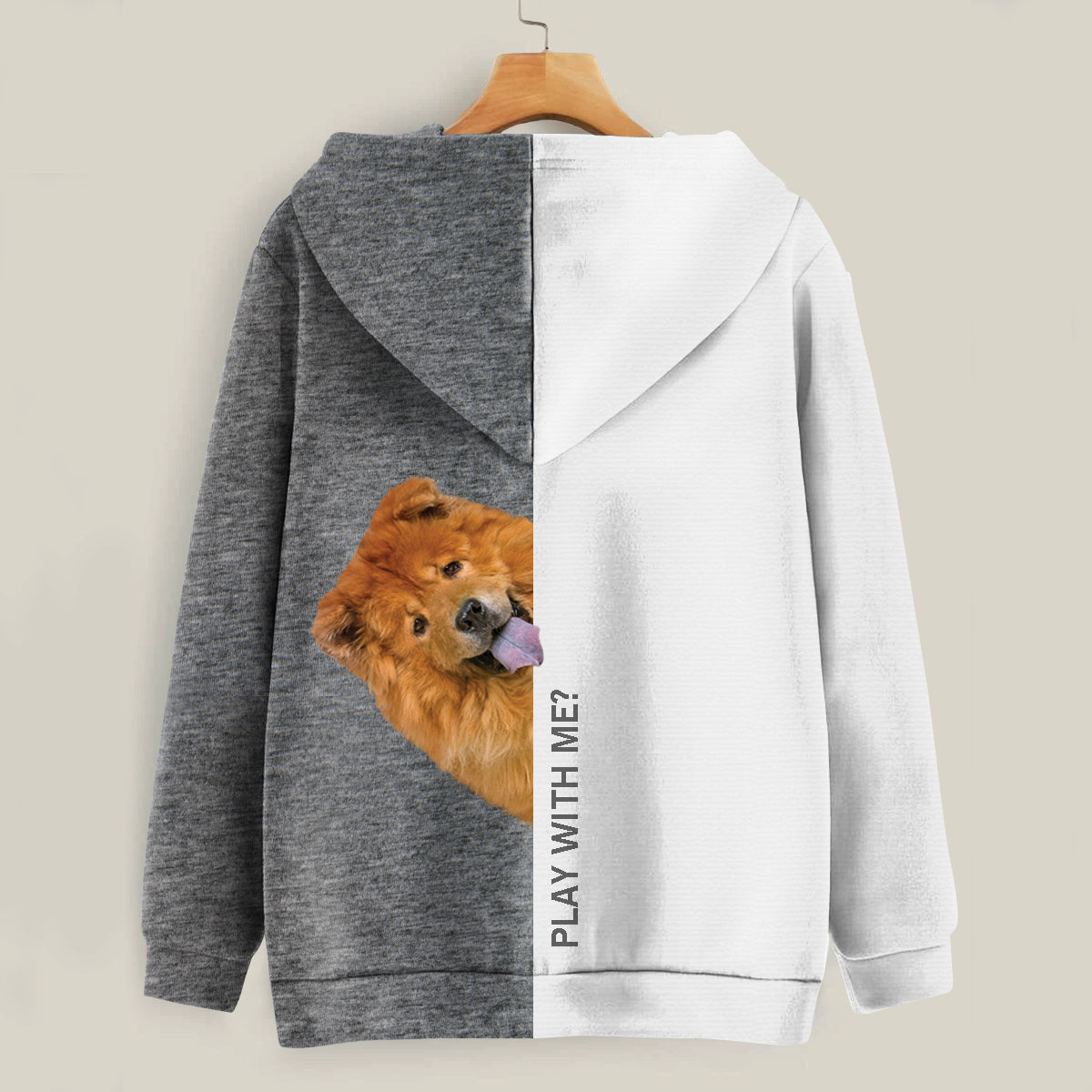 Funny Happy Time - Chow Chow Hoodie V1
