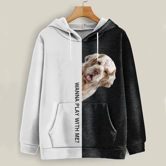 Funny Happy Time - Clumber Spaniel Hoodie V1