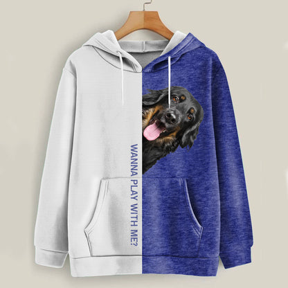 Funny Happy Time - Hovawart Hoodie V1