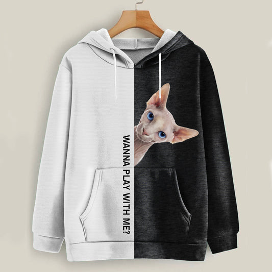 Funny Happy Time - Sphynx Cat Hoodie V1