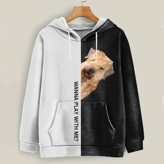 Funny Happy Time - Wheaten Terrier Hoodie V1