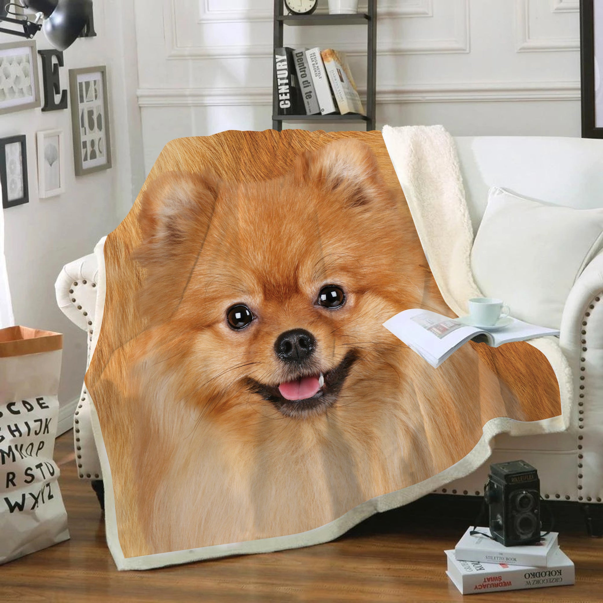 Pomeranian Cuddle Squad Quilted Blanket NCU0PT1913
