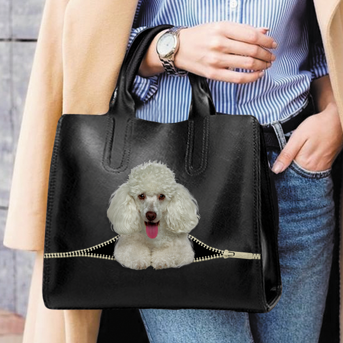 Poodle Luxury Handbag V1
