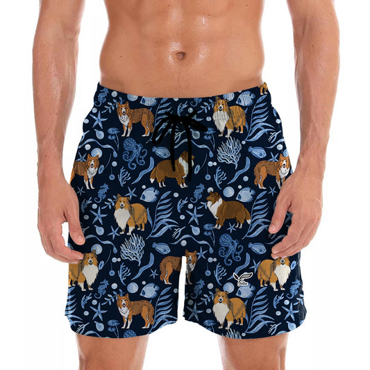 Rough Collie - Hawaiian Shorts V3