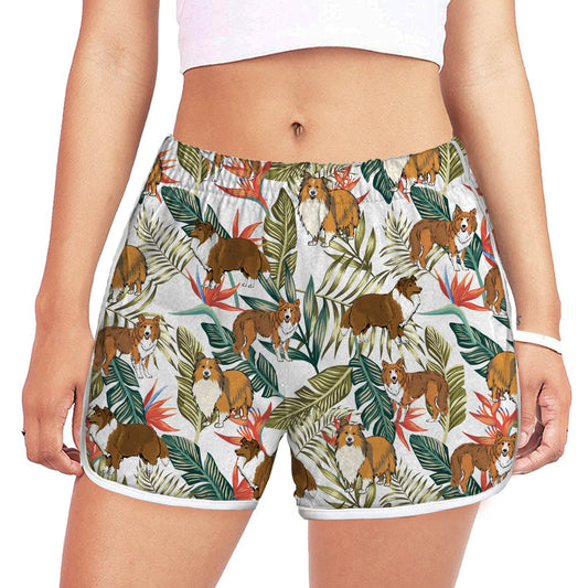 Rough Collie - Colorful Women's Running Shorts V2