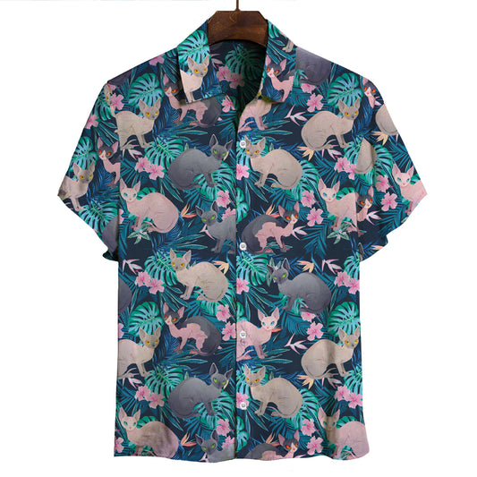 Sphynx Cat - Hawaiian Shirt V3
