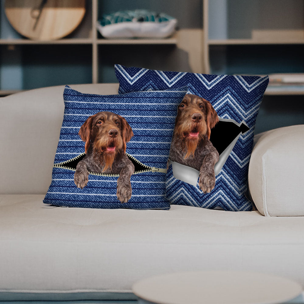 They Steal Your Couch - German Wirehaired Pointer Pillow Cases V1 (Set of 2)