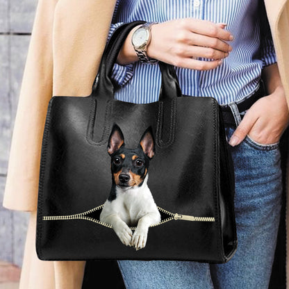 Toy Fox Terrier Luxury Handbag V1