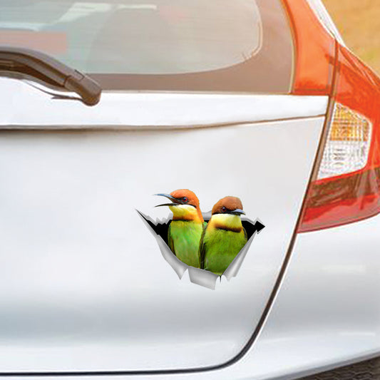 We Like Riding In Cars - Bird Car/ Door/ Fridge/ Laptop Sticker V1