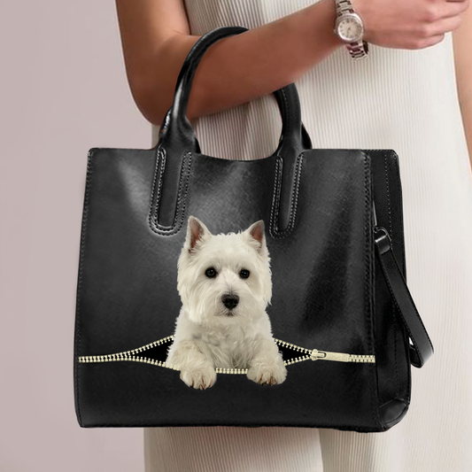 West Highland White Terrier Luxury Handbag V1