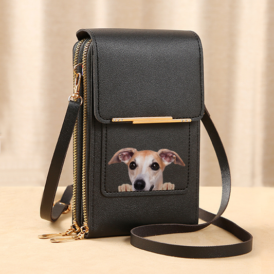 Whippet - Touch Screen Phone Wallet Case Crossbody Purse V1