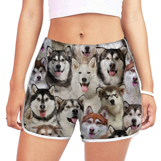 You Will Have A Bunch Of Alaskan Malamutes - Women's Running Shorts V1