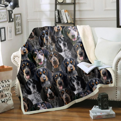 You Will Have A Bunch Of Bluetick Coonhounds - Blanket V1