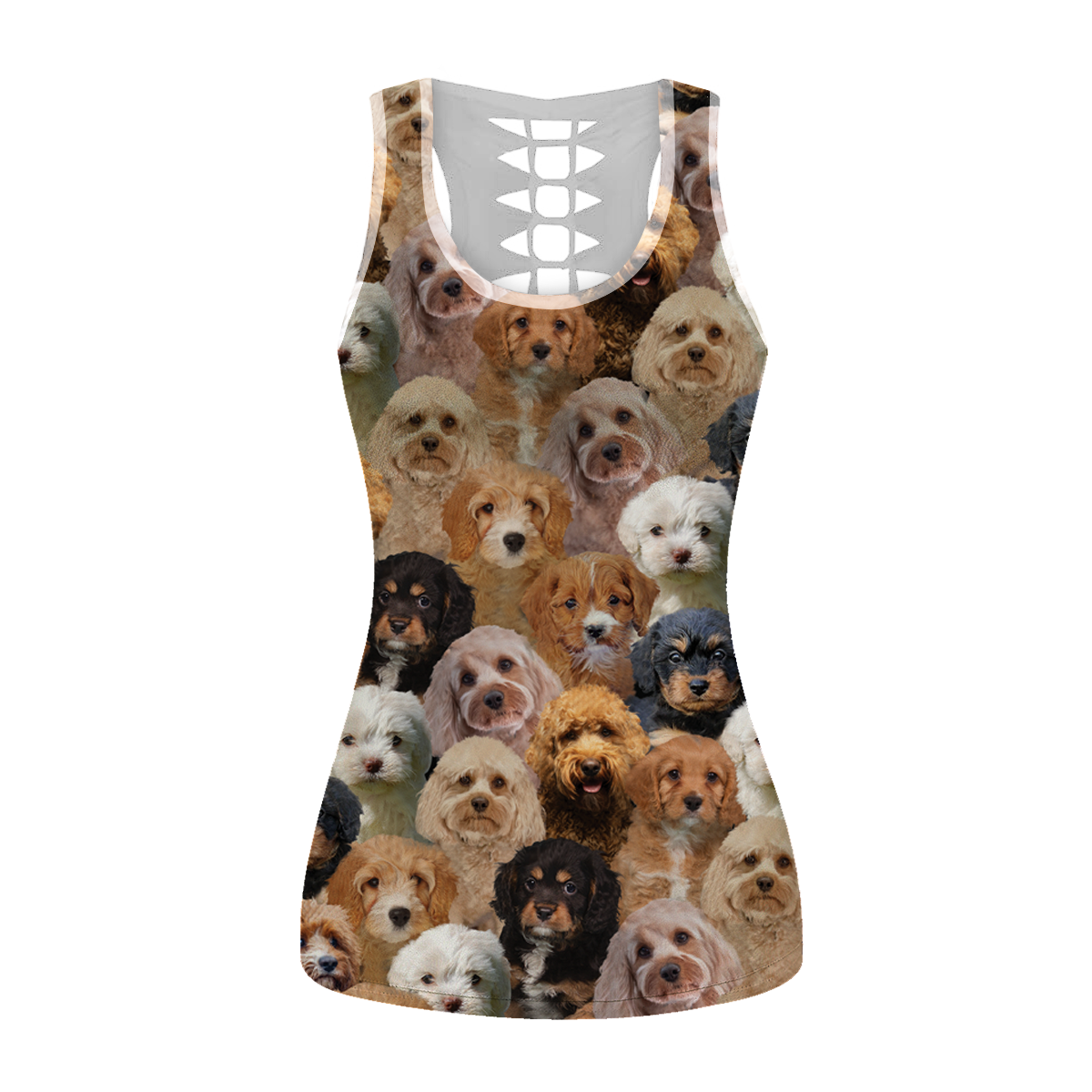 You Will Have A Bunch Of Cavapoos - Hollow Tank Top V1