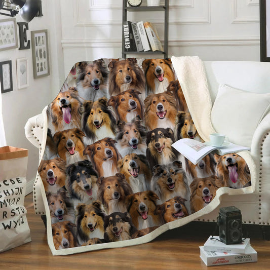You Will Have A Bunch Of Rough Collies - Blanket V1