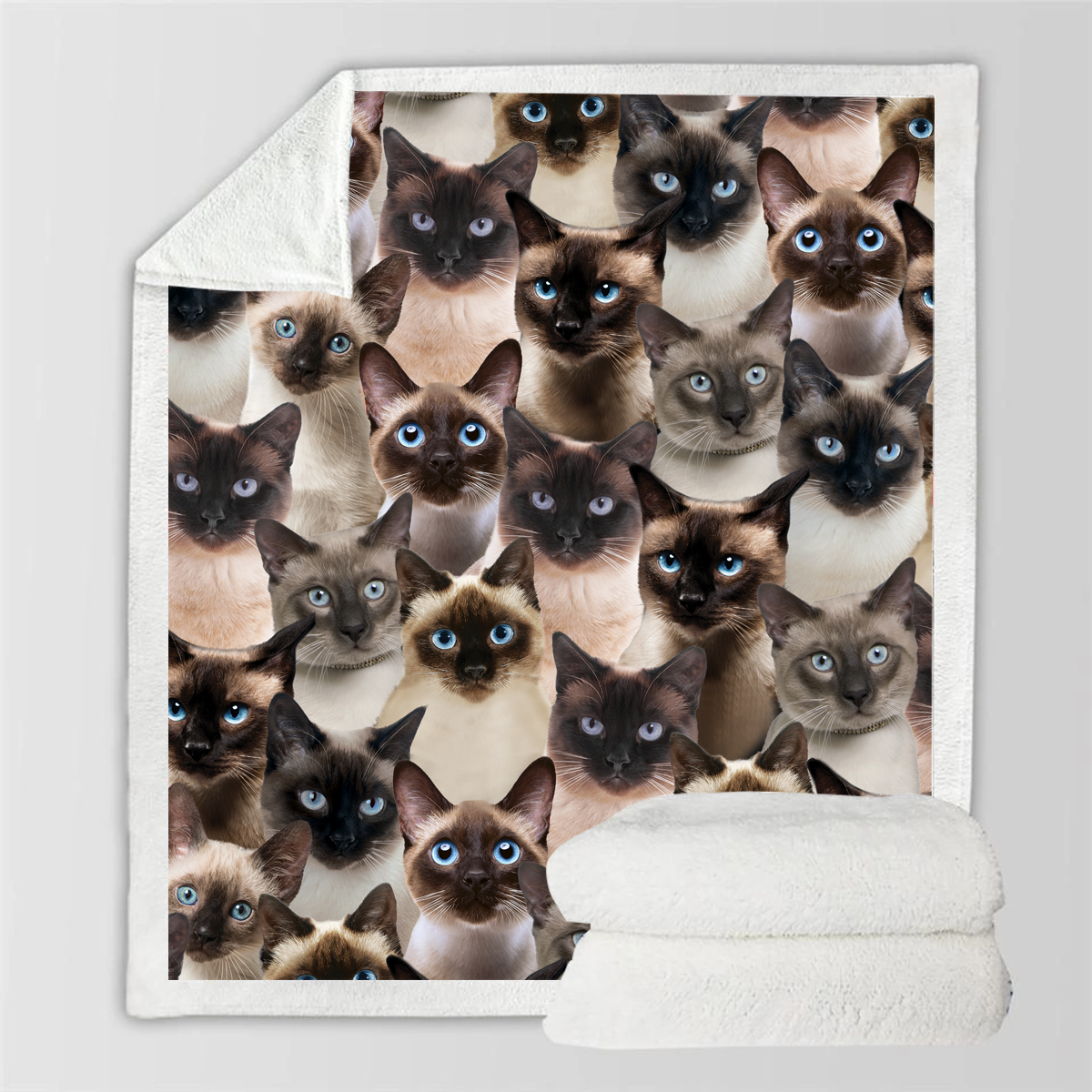 Siamese Cats - Blanket V1
