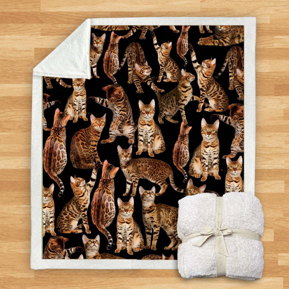 Bengal Cats - Blanket V1